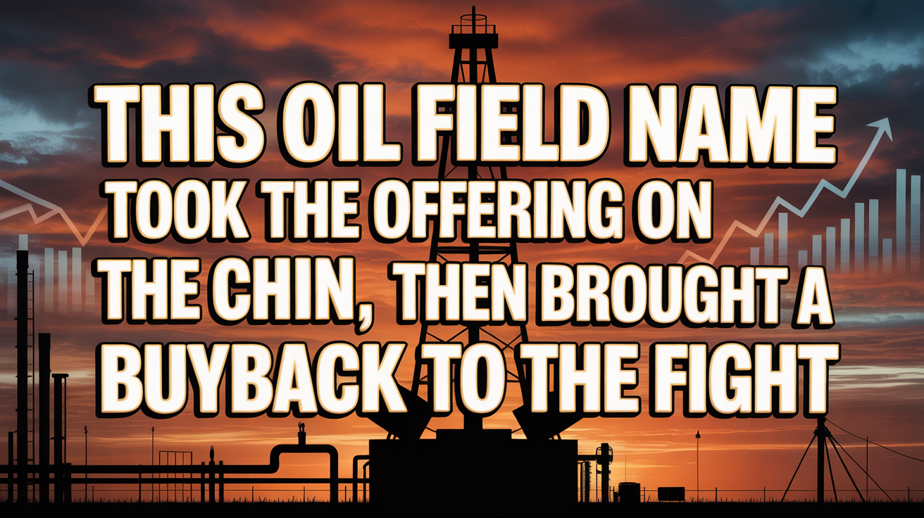 This Oil Field Name Took The Offering On The Chin, Then Brought A Buyback To The Fight