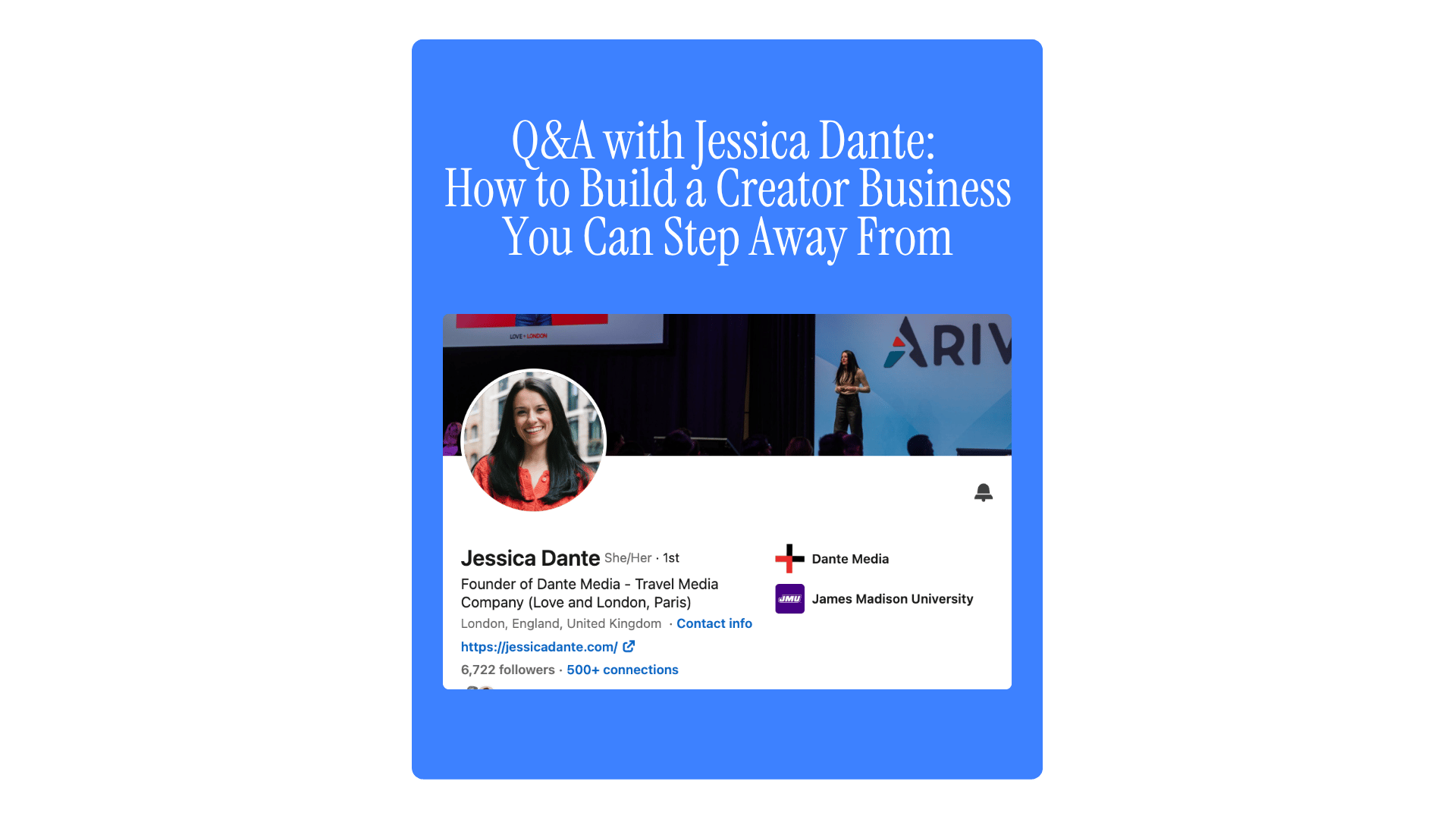 Q&A with Jessica Dante: How to Build a Creator Business You Can Step Away From