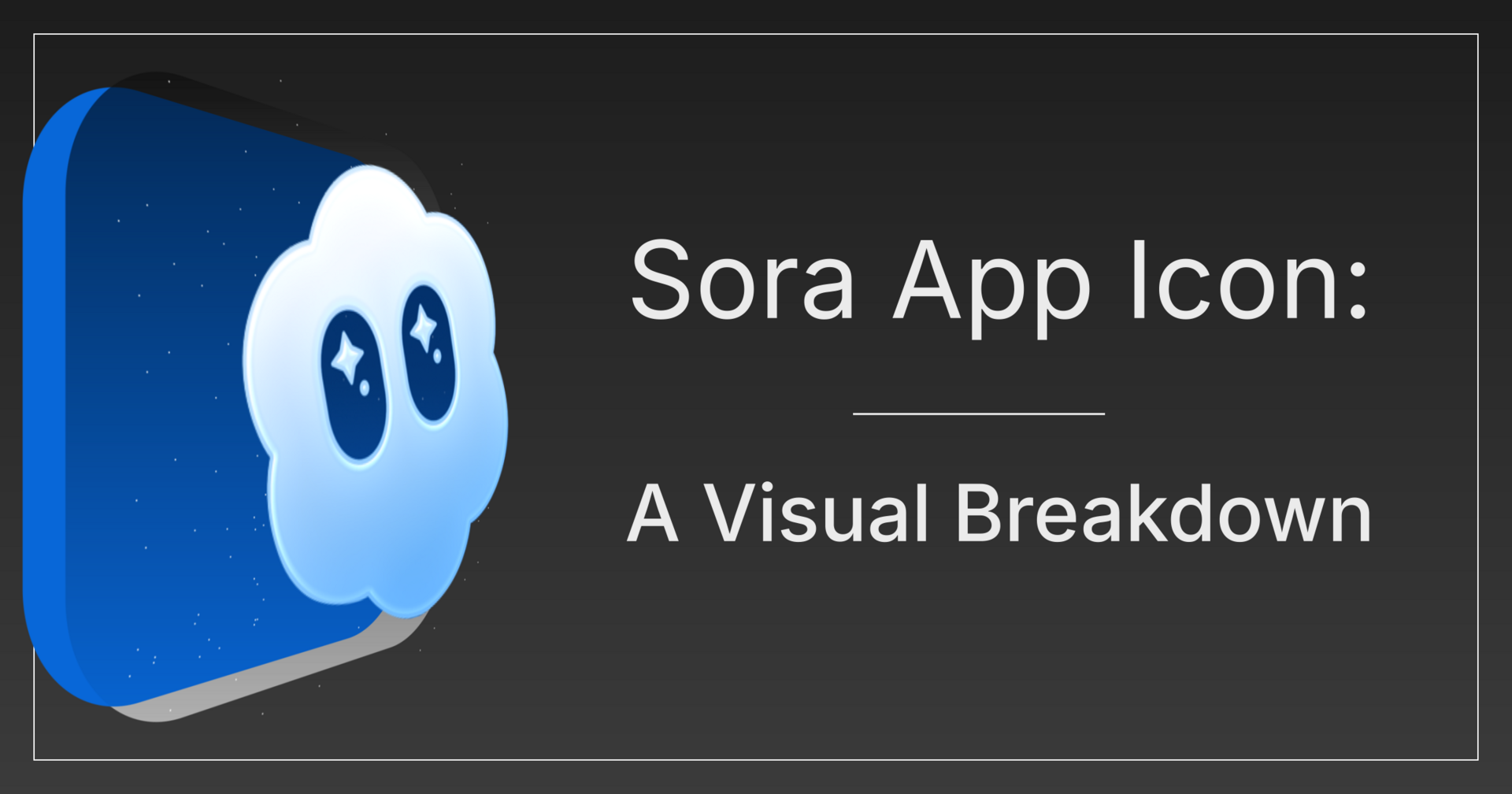 Sora App Icon: a Visual Breakdown