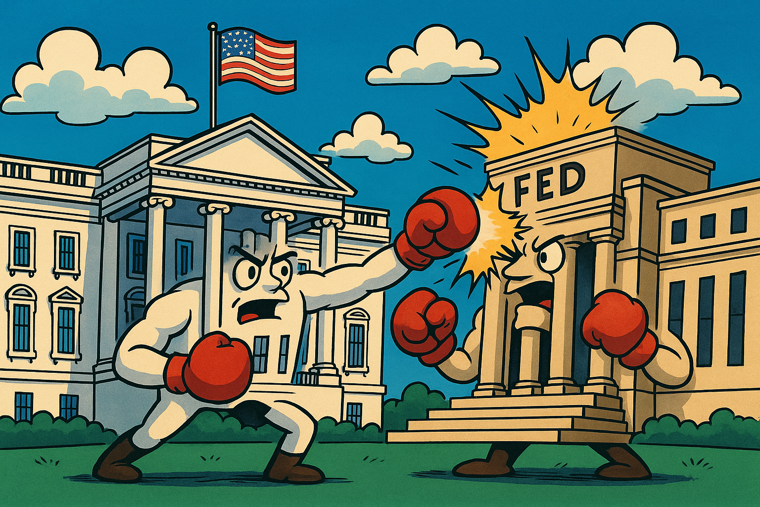 Todos Contra Trump: Mercados, Fed e Comissão Europeia