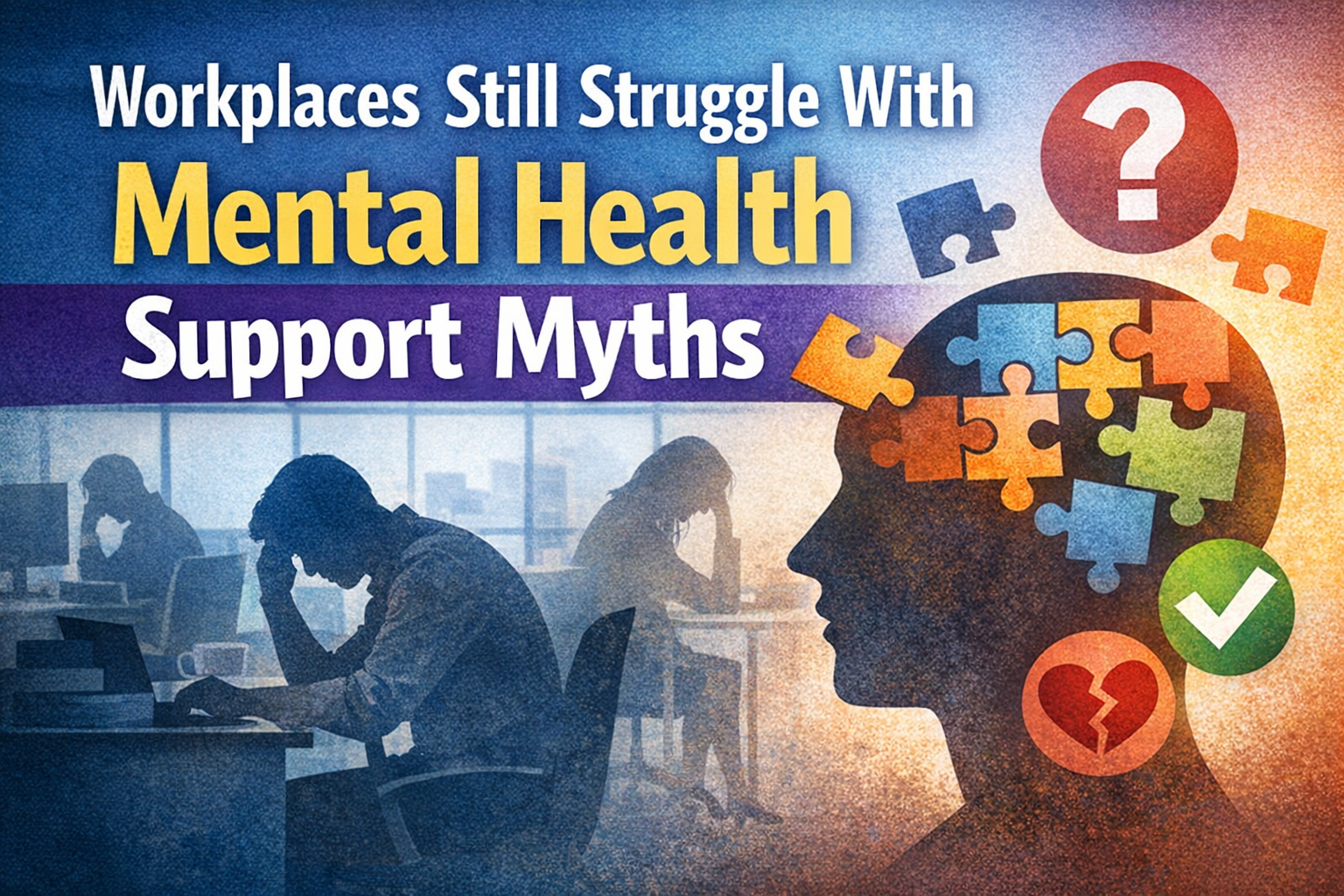 Workplaces Still Struggle With Mental Health Support Myths