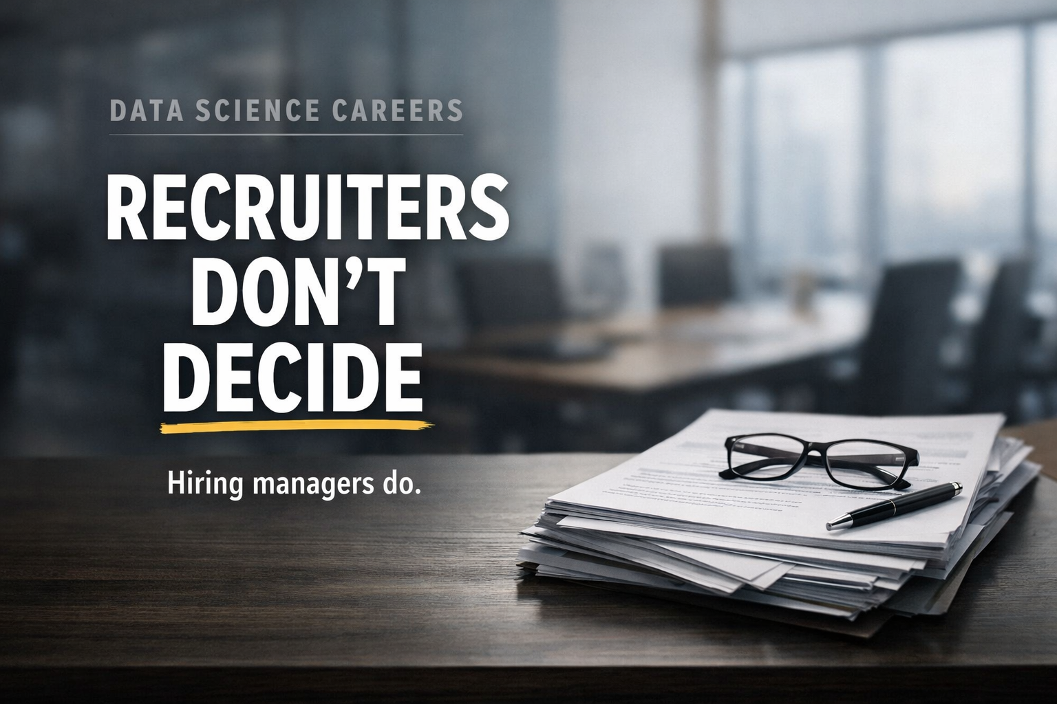 Data Science Recruiters Are Not Important