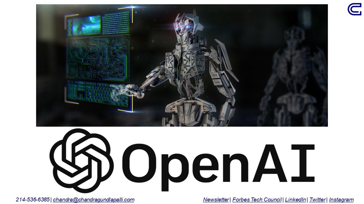 Revolutionize IT operations with AIOps and OpenAI ChatGPT - achieving unprecedented levels of automation, efficiency, and insight for digital transformation journey by Chandra Gundlapalli