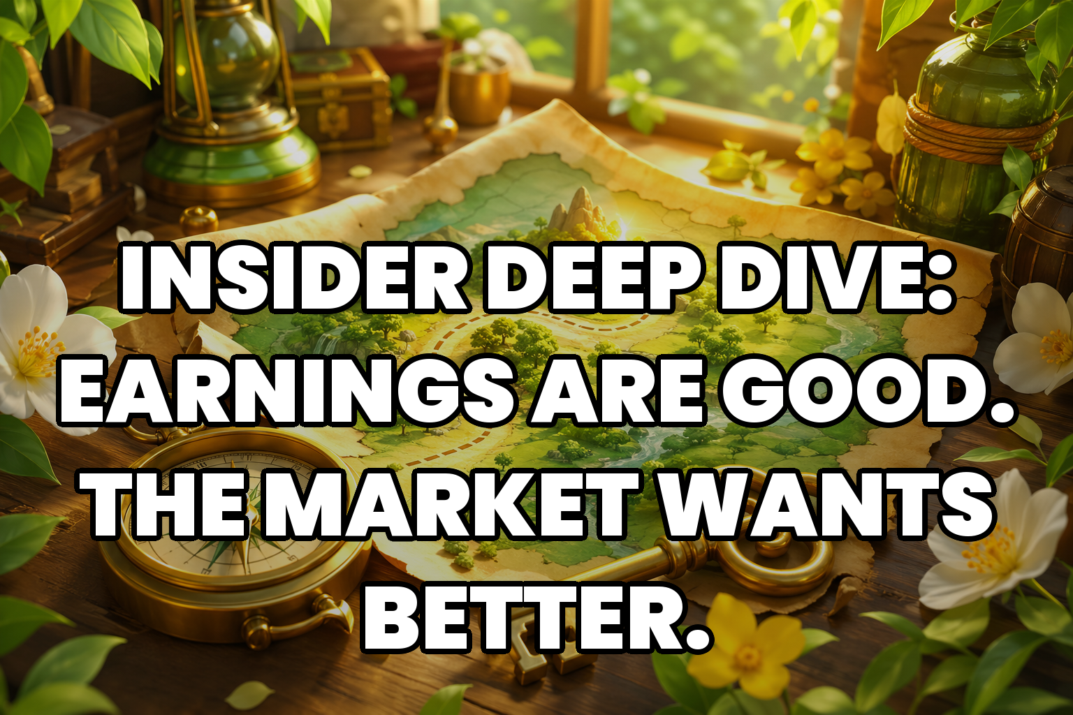 Insider Deep Dive: Earnings Are Good. The Market Wants Better.
