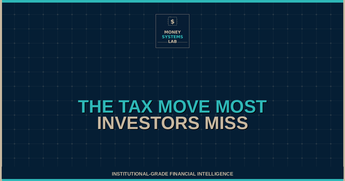 The Tax Move Most Investors Miss After a Market Selloff