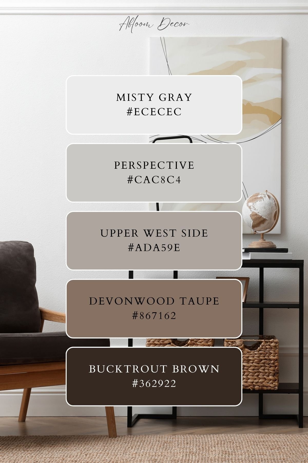 Cozy Brown Paint Colors