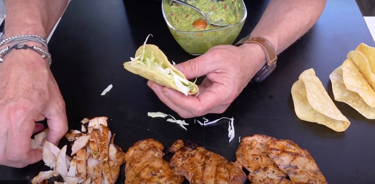 Grilled Chicken Tequila Tacos 