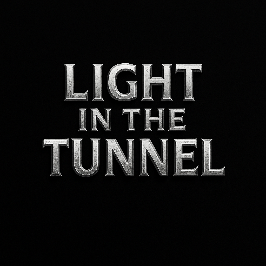 Black background with silver letters of J and D