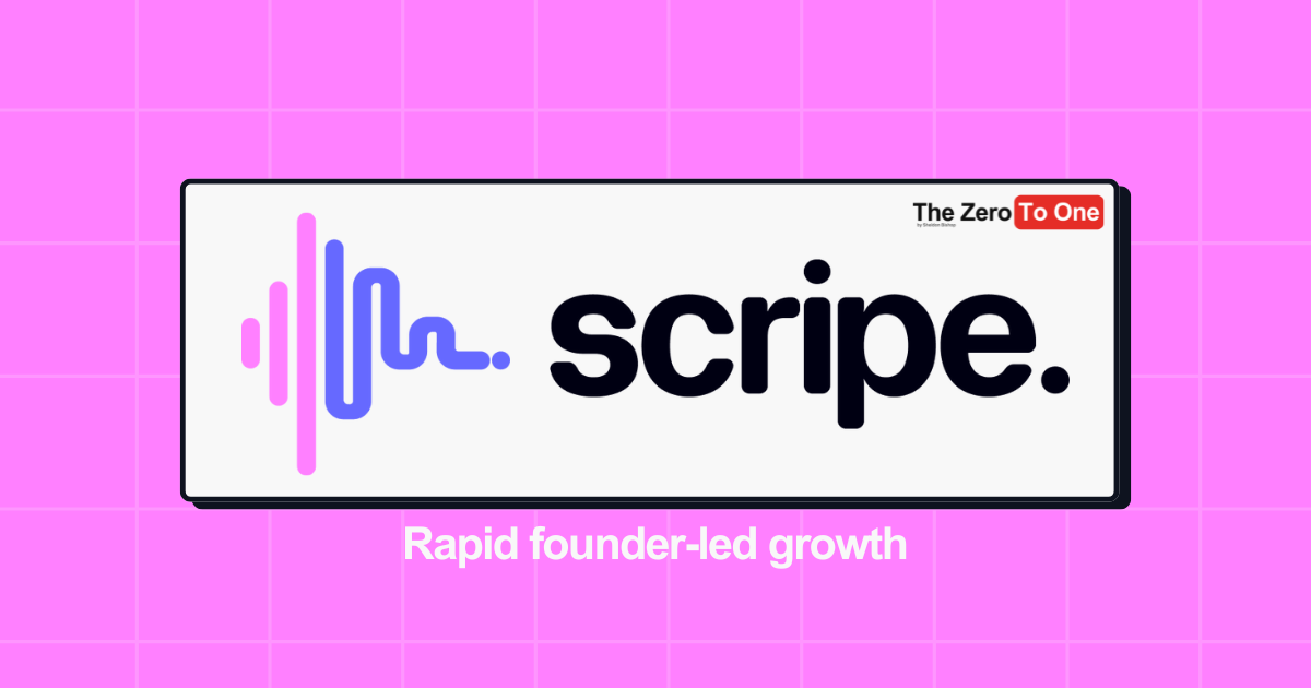 How Scripe grew to $500k ARR in under 7 months