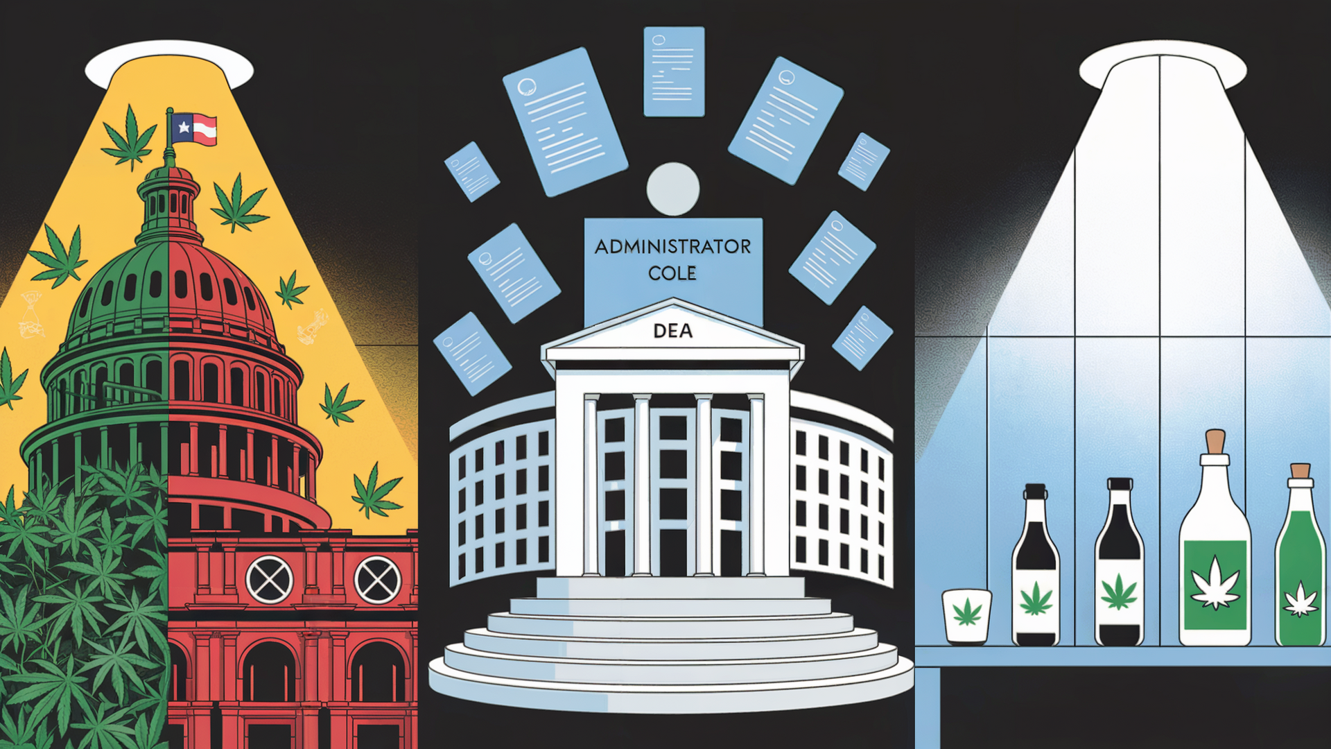 🏛️ Federal DEA Chief, Texas Hemp Ban, and Big Alcohol's Cannabis Strategy