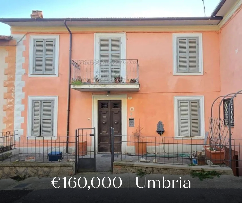 Panoramic Townhouse with Garden in the Umbrian Hills