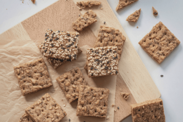 Seed Crackers Recipe, Crunchy, Grain‐Free, Low‐Carb