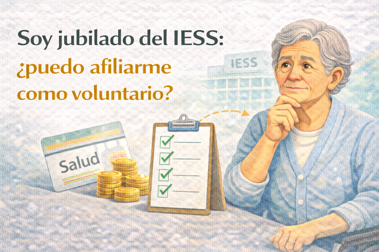 Soy jubilado del IESS: ¿puedo afiliarme como voluntario?🤔