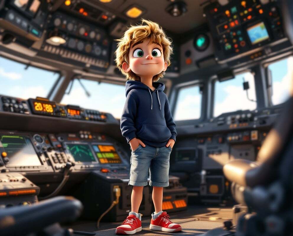 Today’s Story: Liam’s Plane Adventure 🛩️