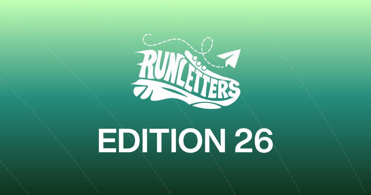 🏃 RunLetters #26