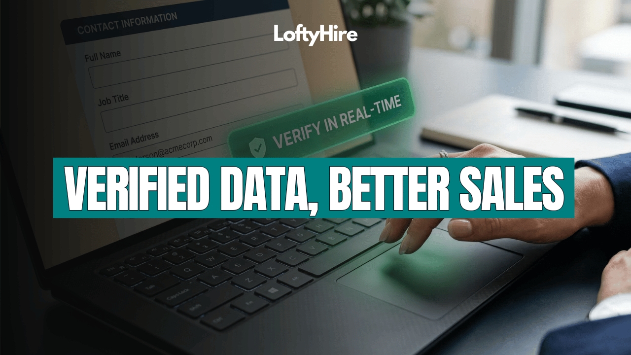 Why Verified Data is the Modern Sales Engine