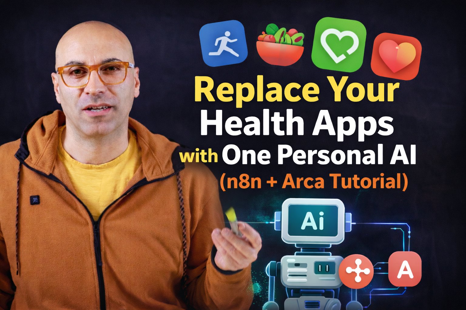 Let's Build a Personal AI to Replace Our Health Apps (n8n + Arca)