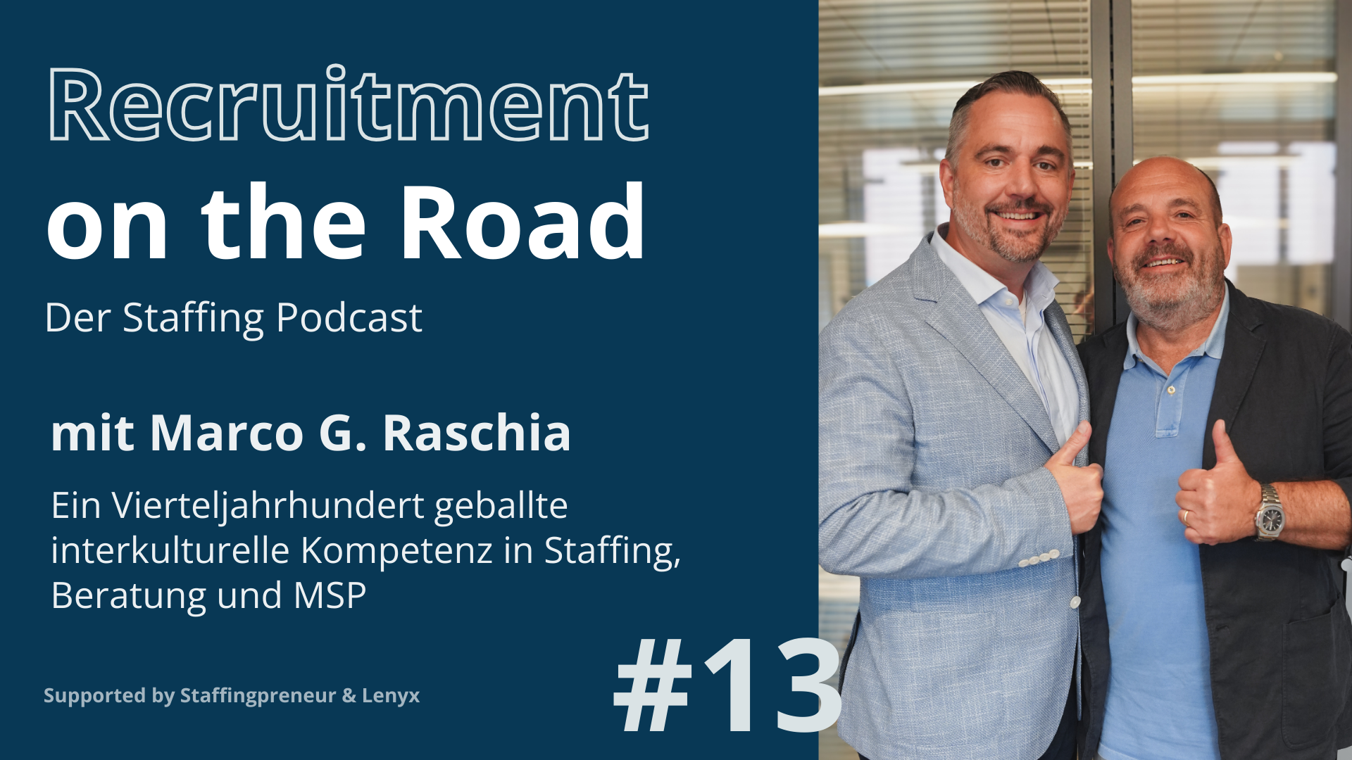 Podcast #13 mit Marco G. Raschia | Be Shaping The Future Group