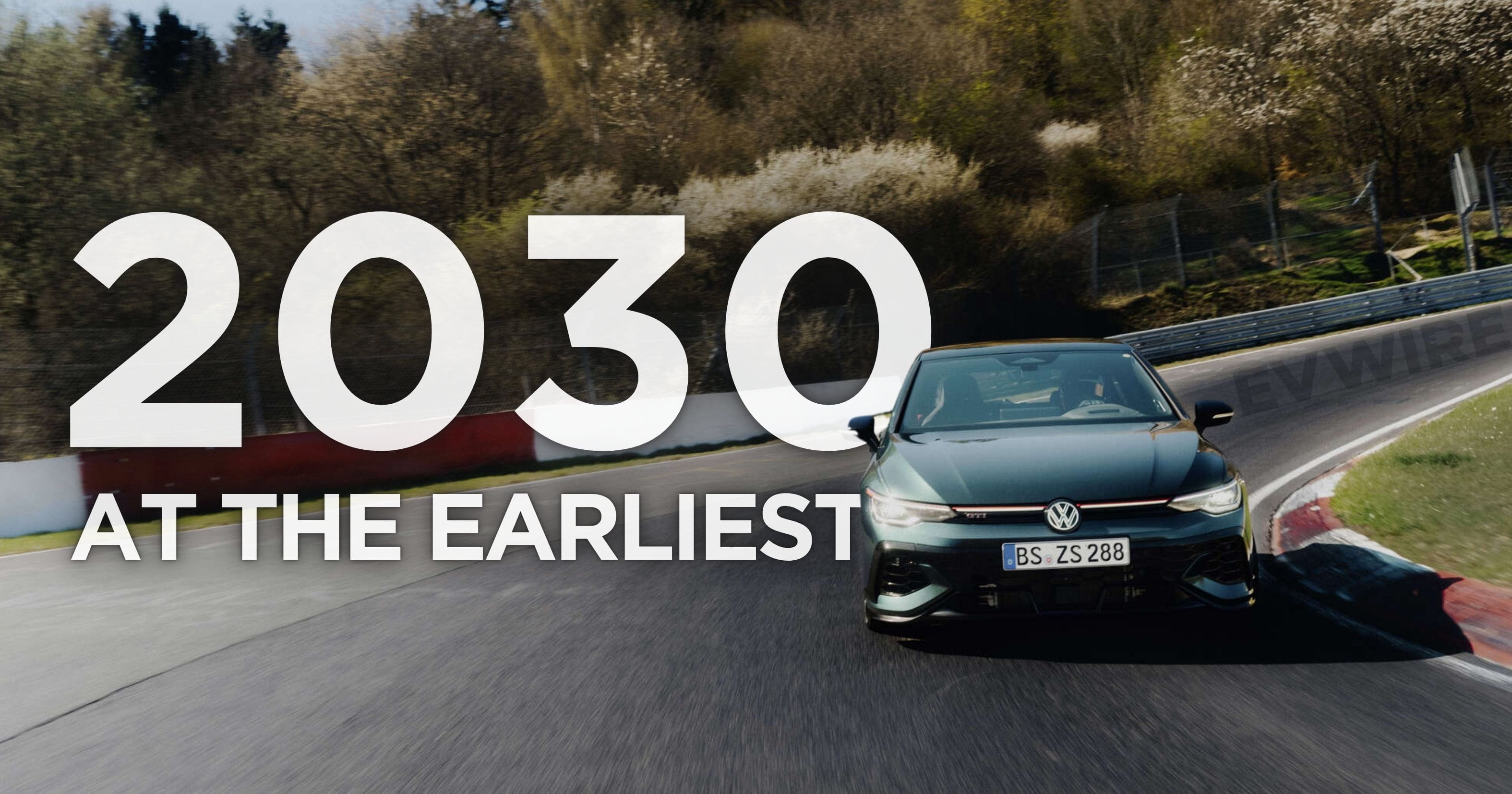 Volkswagen confirms electric Golf won't arrive until the end of the decade
