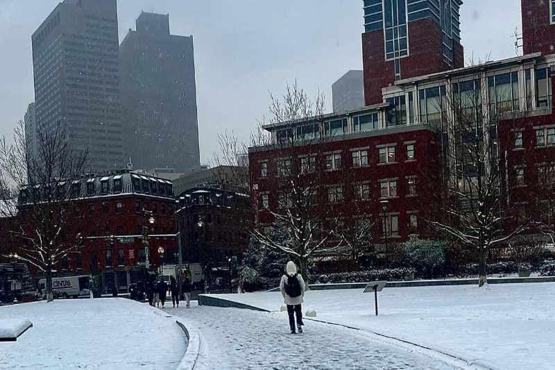 10 pulgadas de nieve podrían caer en MA