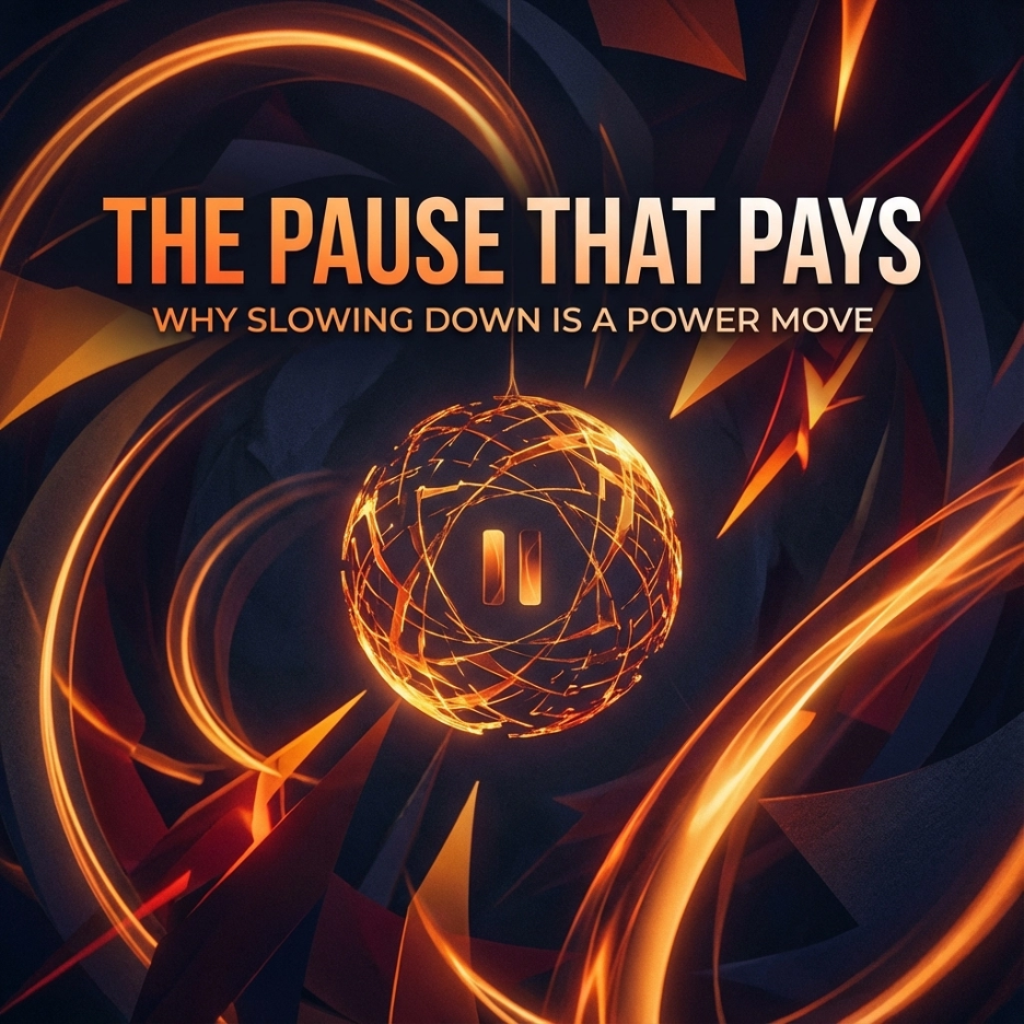 The Pause That Pays: Why Slowing Down Is a Power Move