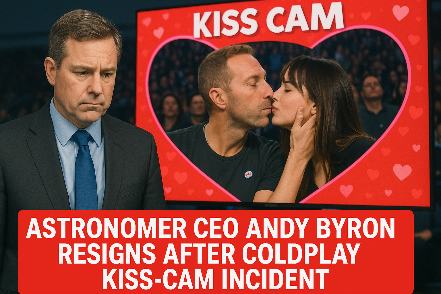 Astronomer CEO Andy Byron Resigns After Coldplay Kiss-Cam Incident