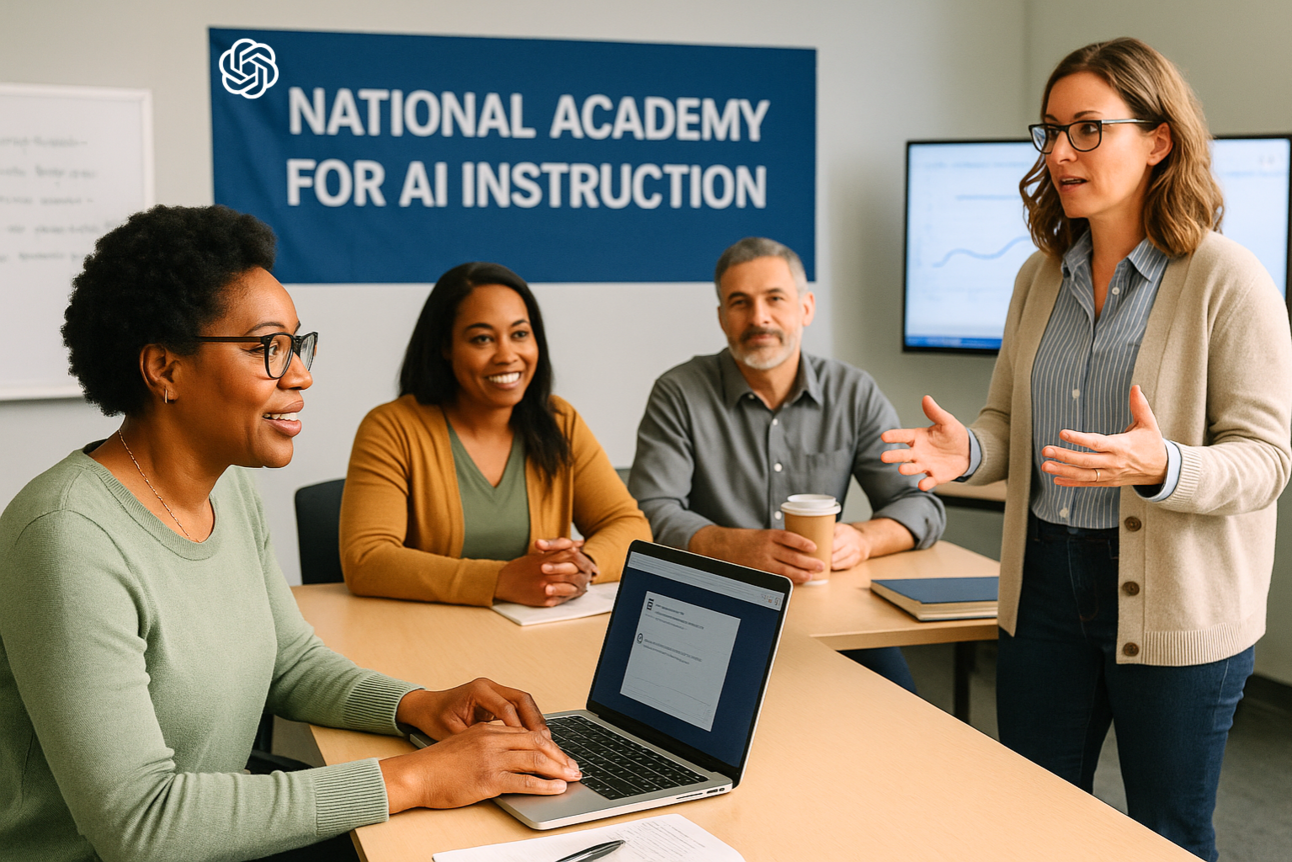 OpenAI and AFT Launch National AI Academy for Teachers