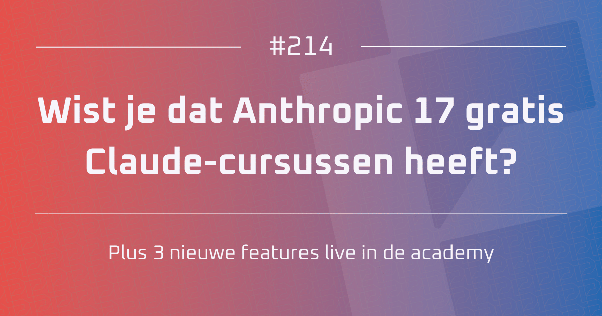 AI #214 | Wist je dat Anthropic 17 gratis Claude-cursussen heeft?