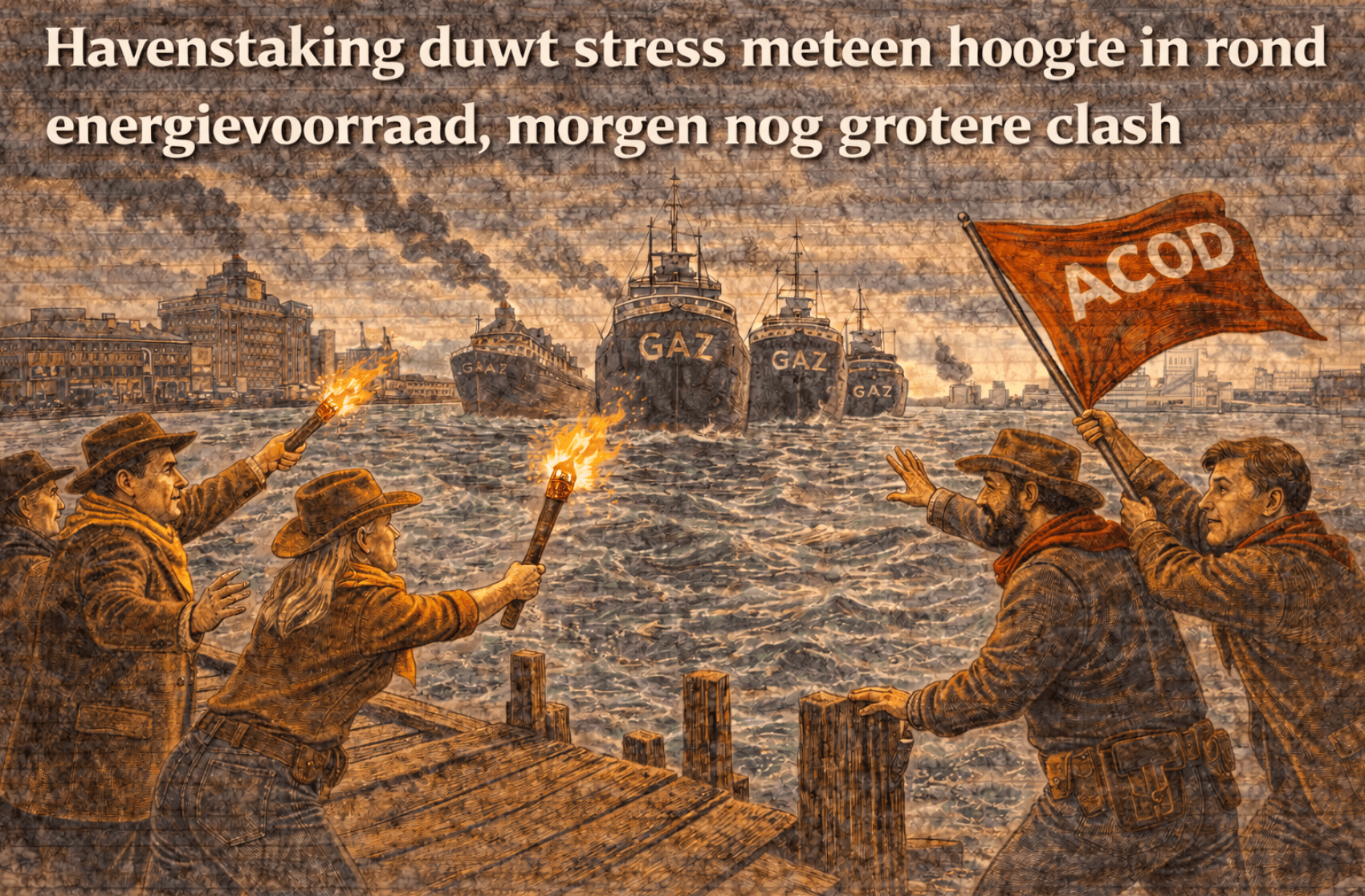 “Onverantwoorde gijzeling”, is te horen bij Vlaamse regering, nadat cruciale LNG-gastankers dreigden weg te varen van Vlaamse havens door staking