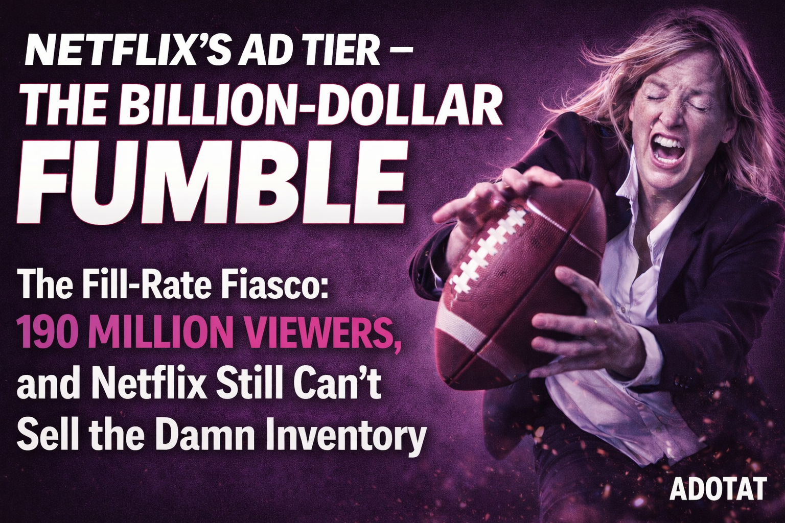  Netflix's Ad Tier — The Billion-Dollar Fumble