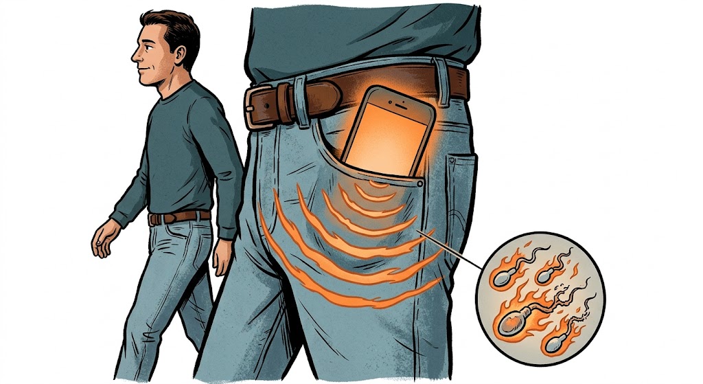 🔵🟠 O celular no bolso pode estar danificando a sua fertilidade. Mas por que ninguém provou ainda?