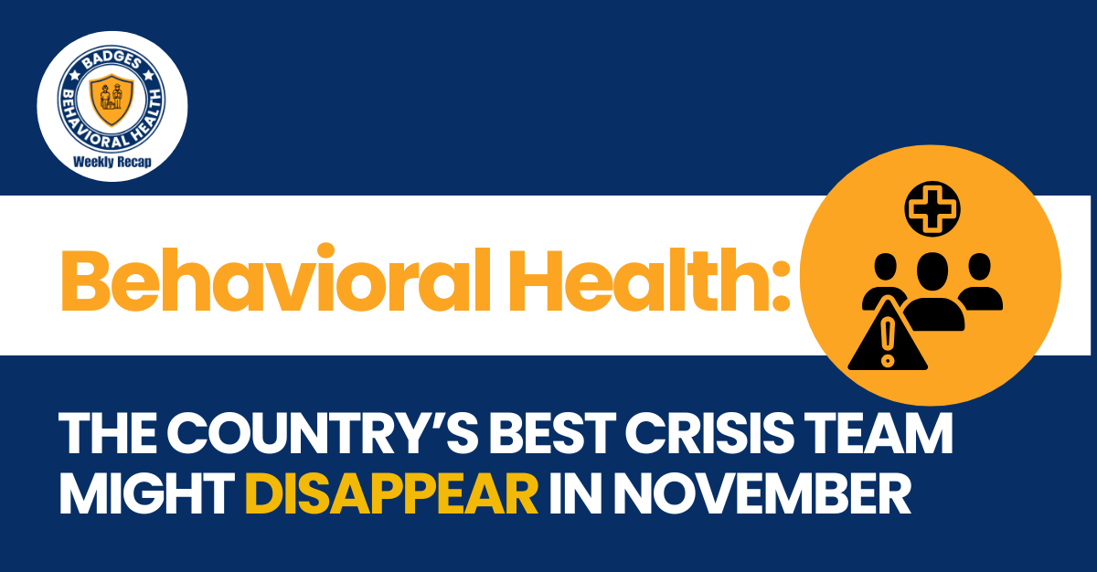Behavioral Health Brief: May 6th, 2026