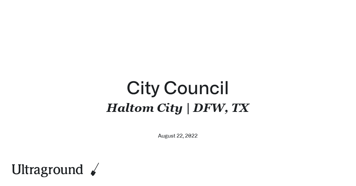 Haltom City City Council