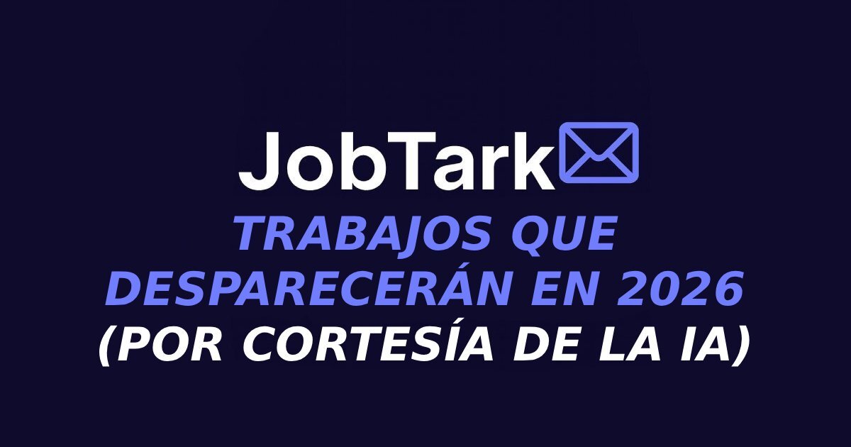 Trabajos que desaparecerán en 2026 porque la IA ya hace el 80% mejor