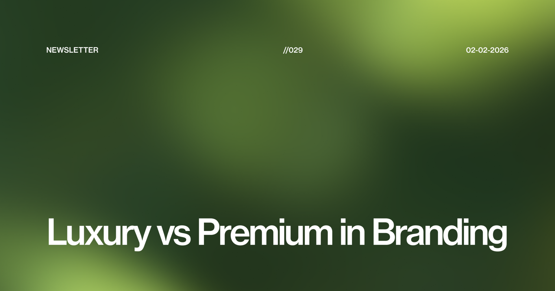 Luxury vs Premium in Branding
