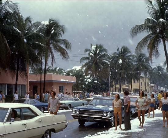 Snow falls on palm trees, a front-wheel drive legend, and an ancient secret revealed.