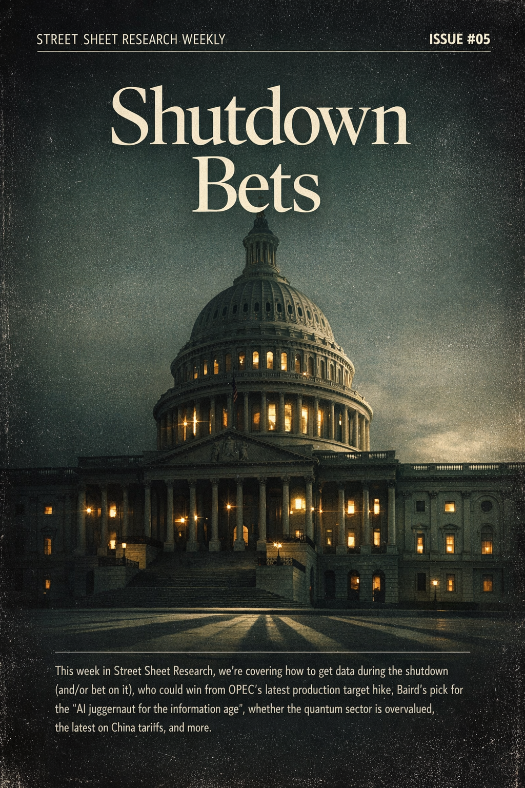 📊 Research: Shutdown Bets