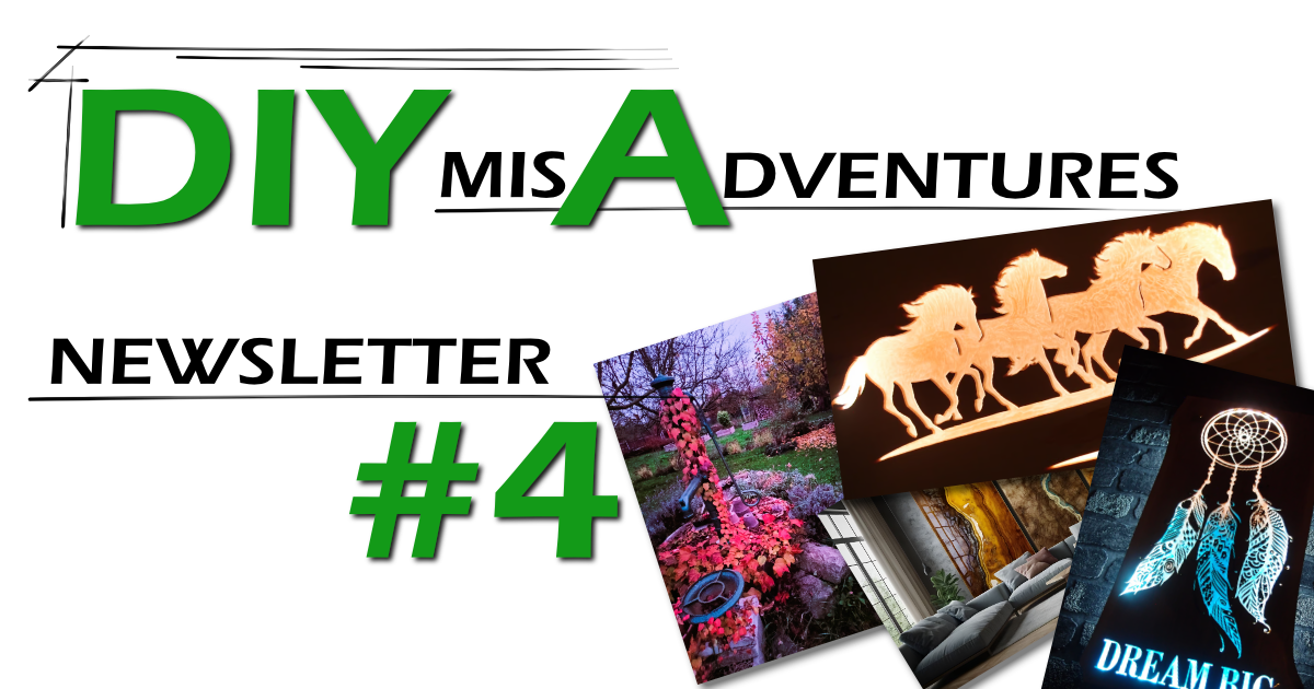 DIY misAdventures Newsletter #4 - Mastering the Art of Epoxy Inlays