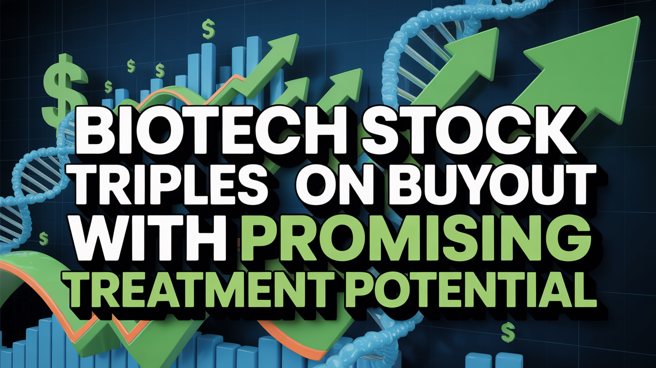 Biotech Stock Triples on Buyout with Promising Treatment Potential