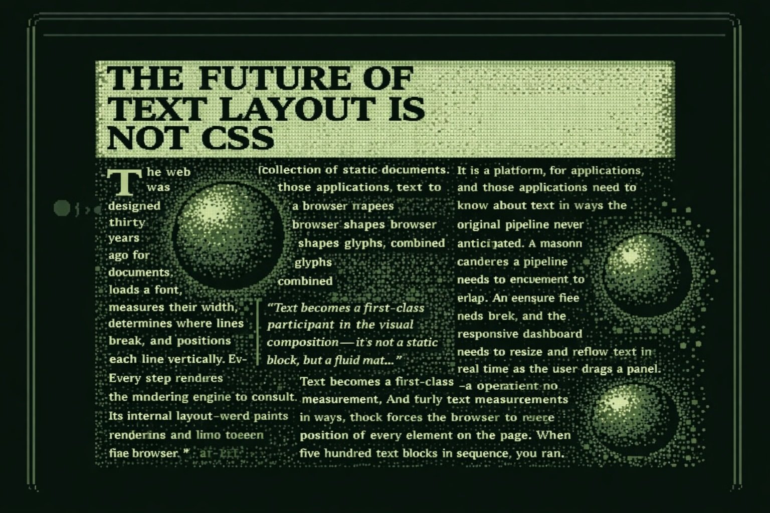 Saturday Special Edition: Today, might be the day that CSS died