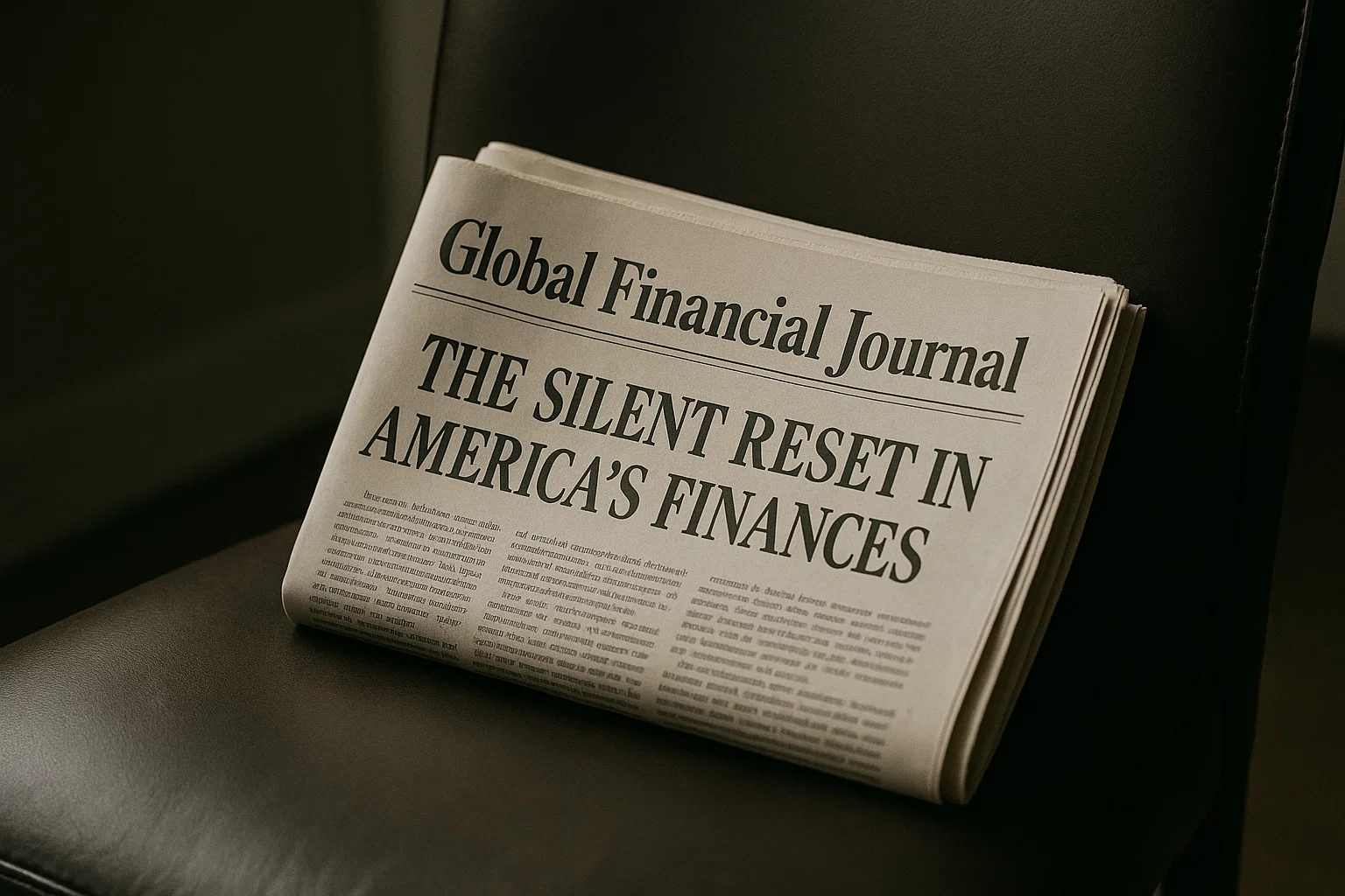 The Silent Reset in America’s Finances