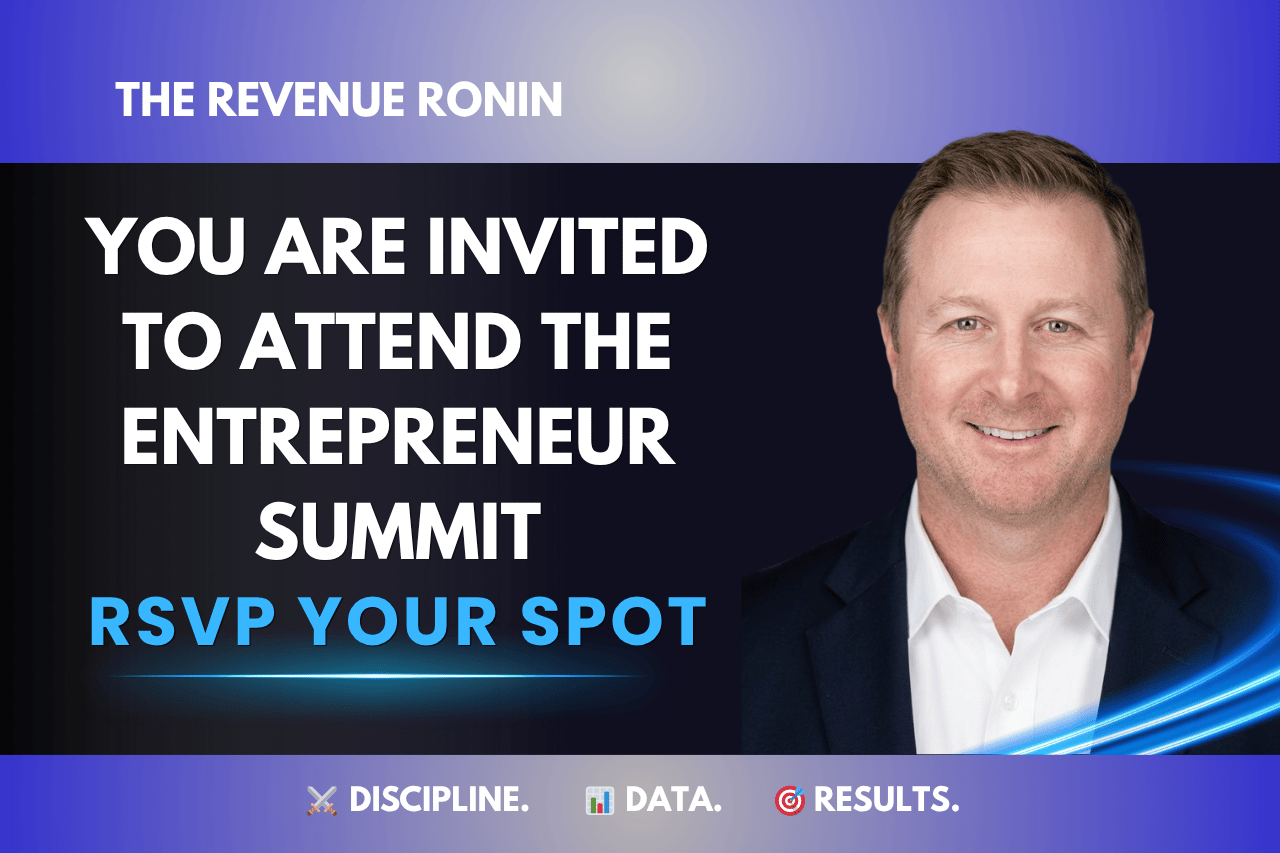 Exclusive Access: The Revenue Ronin Drops Knowledge at Entrepreneur Summit