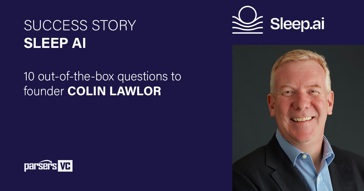Sleep.ai Success Story. 10 OOTB questions to founder Colin Lawlor
