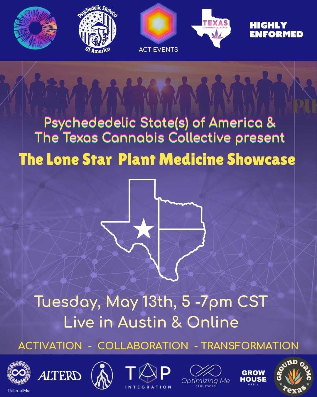 PSA Promo Alert: The Lone Star Plant Medicine Showcase TONIGHT!