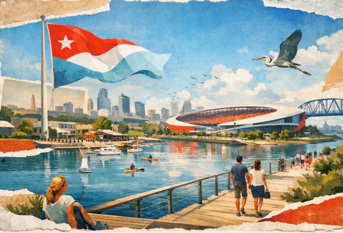 Current Landing Sets Kansas City’s Riverfront Clock