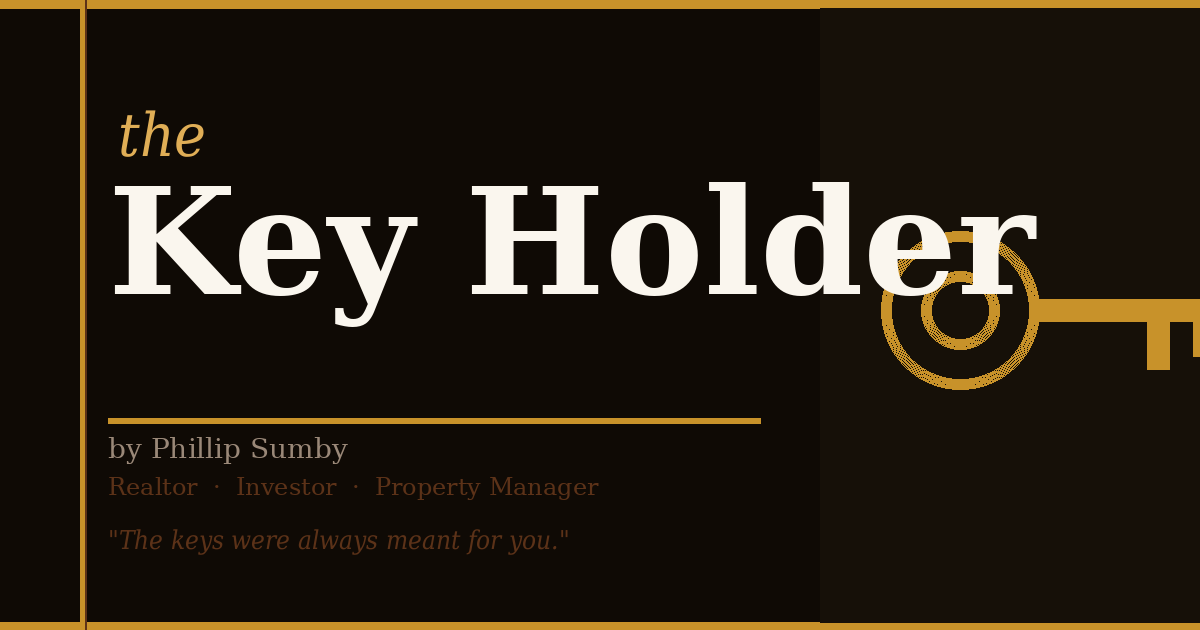 The Key Holder — Issue 01 · April 2026