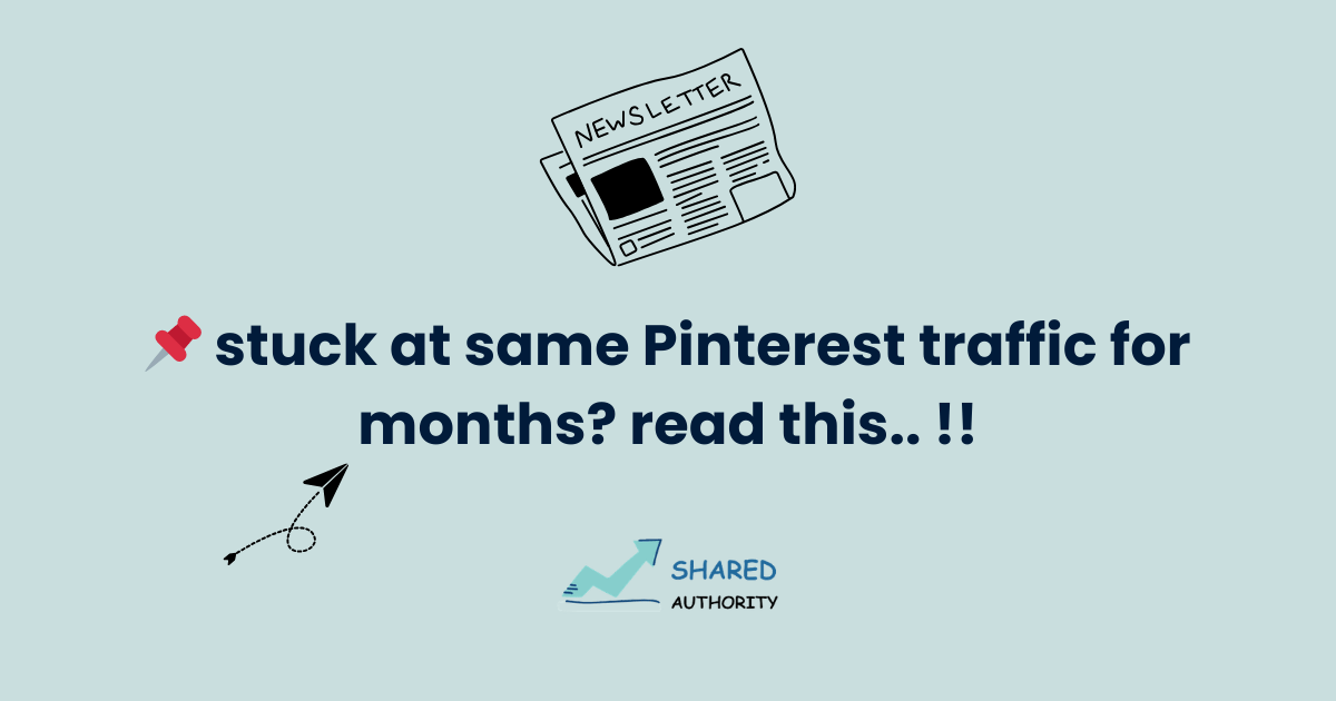 📌 stuck at same Pinterest traffic for months? read this 👇