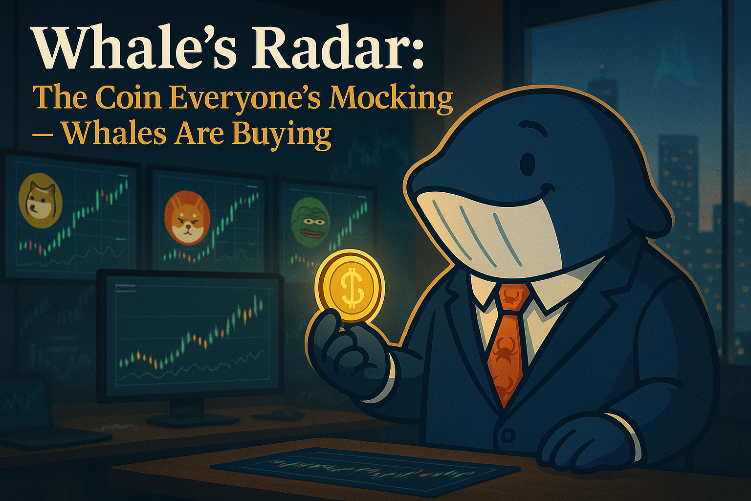 🐋 Whale’s Radar: The Coin Everyone’s Mocking — Whales Are Buying