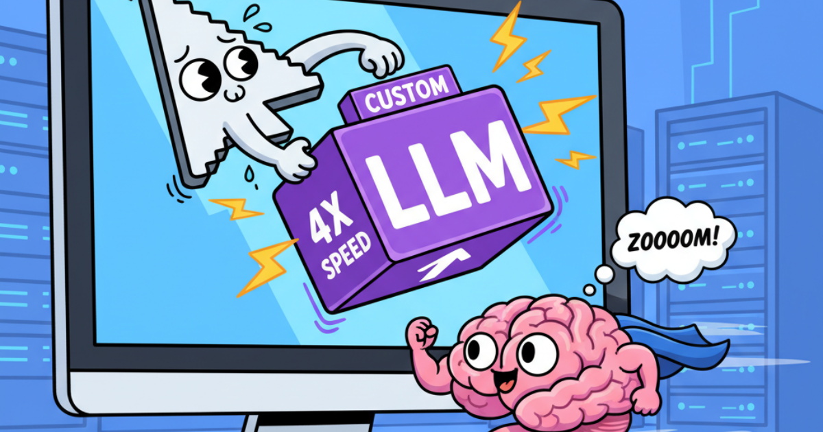 Cursor drops custom LLM with 4X speed gains