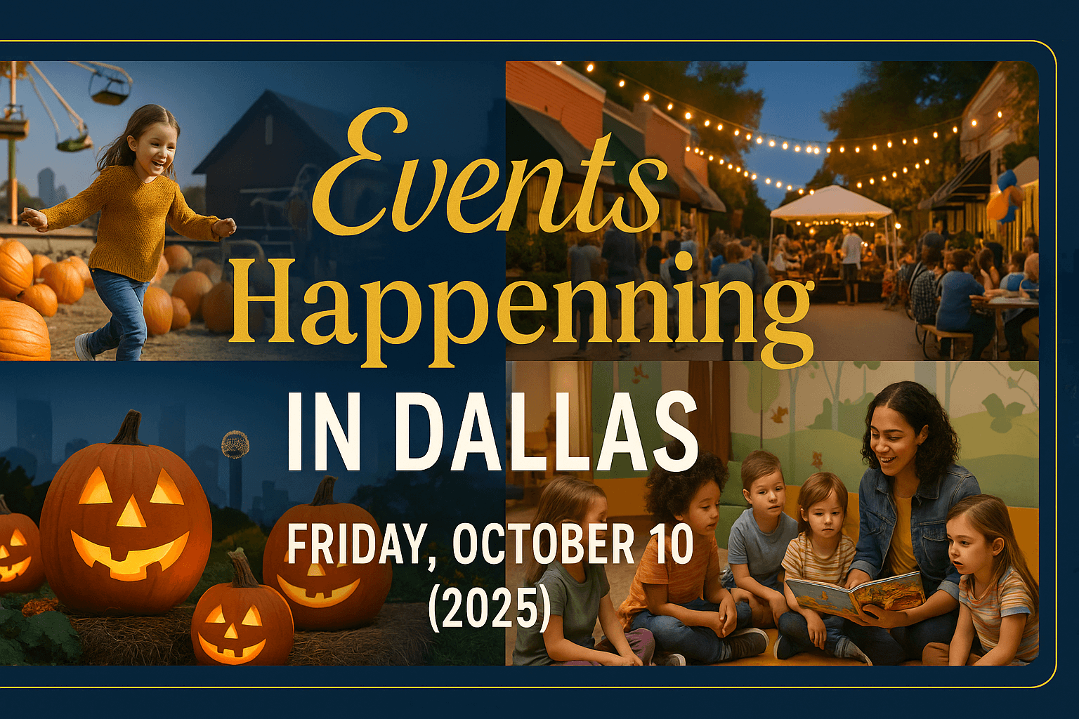 🎉 What’s Happening in Dallas Today (Fri, Oct 10)